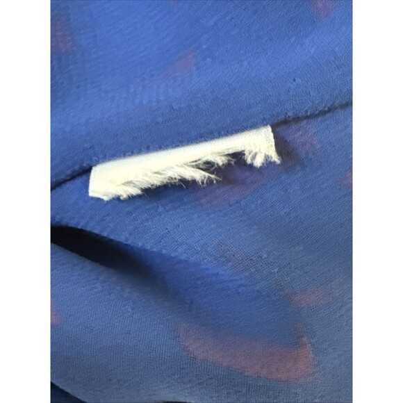 Diane Von Furstenberg Rachael Size 6 Purple Red Silk Cowl Neck Dress - Picture 9 of 11